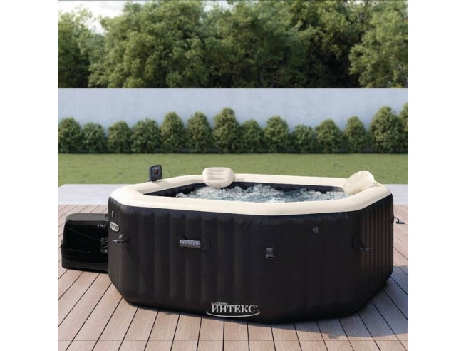 Надувная джакузи INTEX PureSpa Jet and Bubble Deluxe 218x71см-6 персон ; артикул 28462