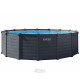 Каркасный бассейн INTEX Graphite Gray Panel Pools (круг) 4.78 x 1.24 м, артикул 26384