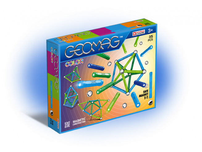 Конструктор магнитный "Geomag Color", 35 деталей Geomag (261)