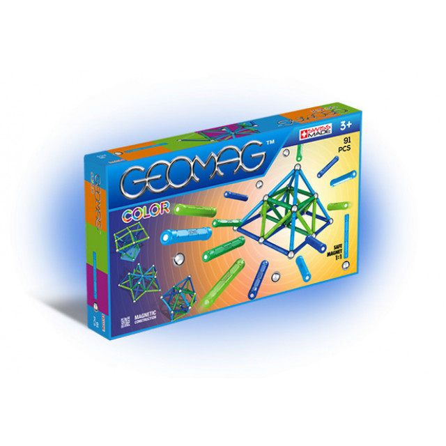 Конструктор магнитный "Geomag Color", 91 деталь Geomag (263)