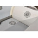 Надувная лодка Aqua Marina DELUXE U-TYPE 2.5m, BT-UD250, 250х140см, алюм.вёсла, насос, сумка, до 280кг