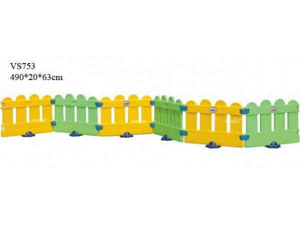 Разноцветный детский игровой заборчик FAMILY F-753