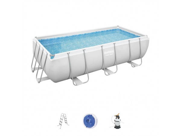 Каркасный бассейн Bestway Power Steel 4.04 х 2.01 х 1.0 м ; артикул 56442