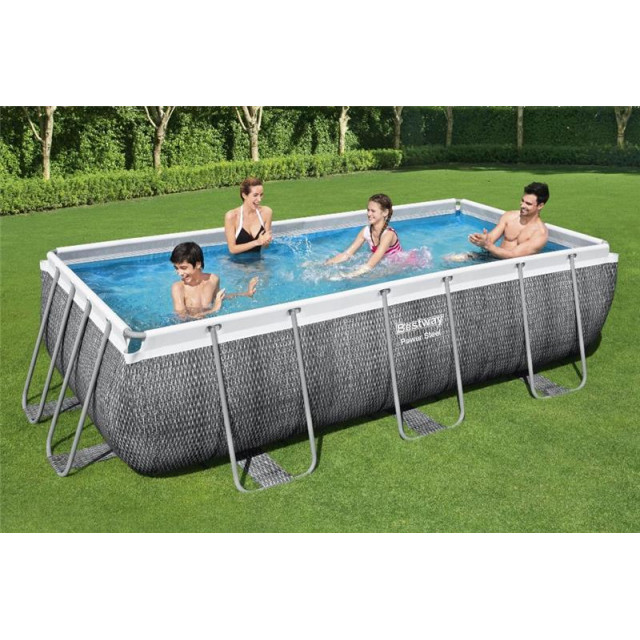 Каркасный бассейн Bestway Steel Power 4.04 х 2.01 х 1.00 м ; артикул 56721