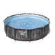 Каркасный бассейн Steel Pro Max 366х100см, 9150л, фил.-насос 2006л/ч, лестница, Bestway 5614X