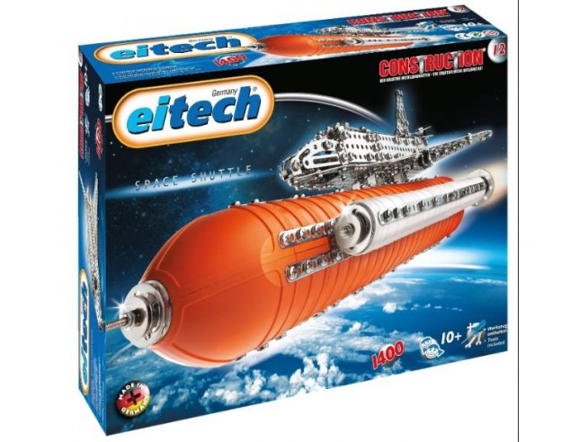 Конструктор металлический "Космический шатл", 1400 деталей Eitech (00012)