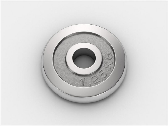 Диск хромированный UNIX Fit 1.25 кг / 25 мм, UNIX DU1250CE