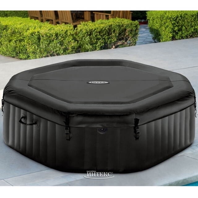 Надувная джакузи INTEX PureSpa Jet and Bubble Deluxe 218x71см-6 персон ; артикул 28462 Надувная джакузи INTEX PureSpa Jet and Bubble Deluxe 218x71см-6 персон ; артикул 28462
