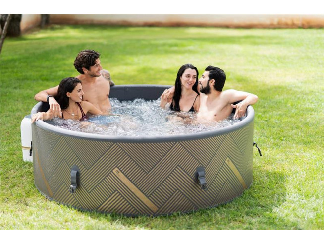 СПА-бассейн MSPA FRAME Mono Round Bubble Spa 192х65см, 1120л, круглый, аэромассаж (F-MO082W)