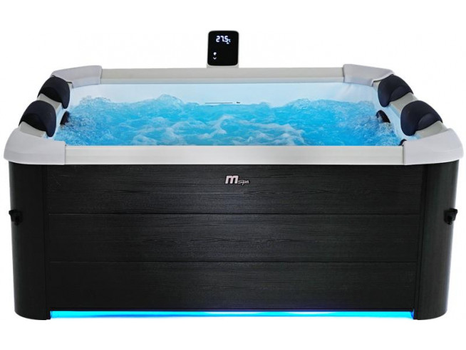СПА-бассейн MSPA FRAME Oslo Square Bubble Spa 160х160х65см, 850л, квадратный, гидромассаж, аэромассаж (F-OS063W)