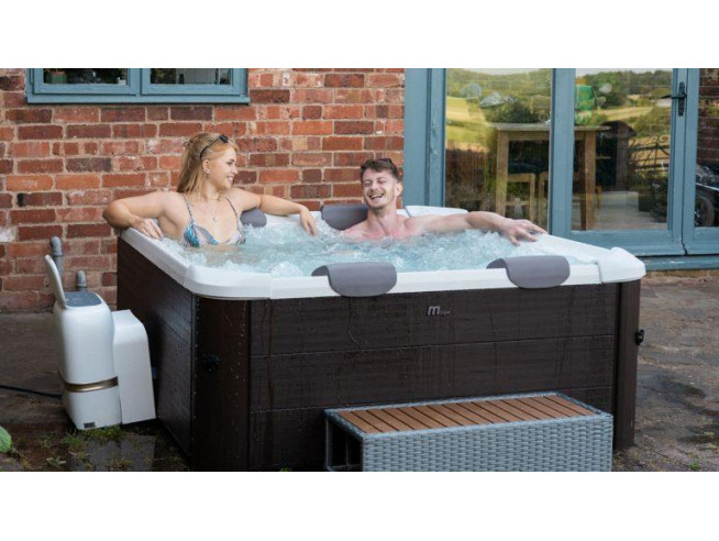 СПА-бассейн MSPA FrameTribeca Square Bubble Spa 160х160х65см, 850л, квадратный, аэромассаж (F-TR062W)