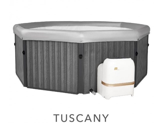 СПА-бассейн MSPA FRAME Tuscany Bubble Spa 193х193х73см, 1100л, шестигранный, аэромассаж (F-TU062W)