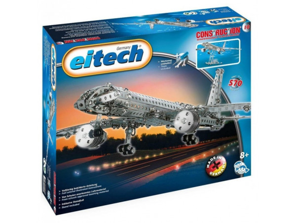 Конструктор металлический "Самолет", 570 деталей Eitech (00010)