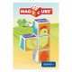 Магнитный конструктор MagiCube Друзья зверюшки 4 кубика для детей от 1,5 лет