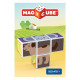 Магнитный конструктор MagiCube Друзья зверюшки 4 кубика для детей от 1,5 лет