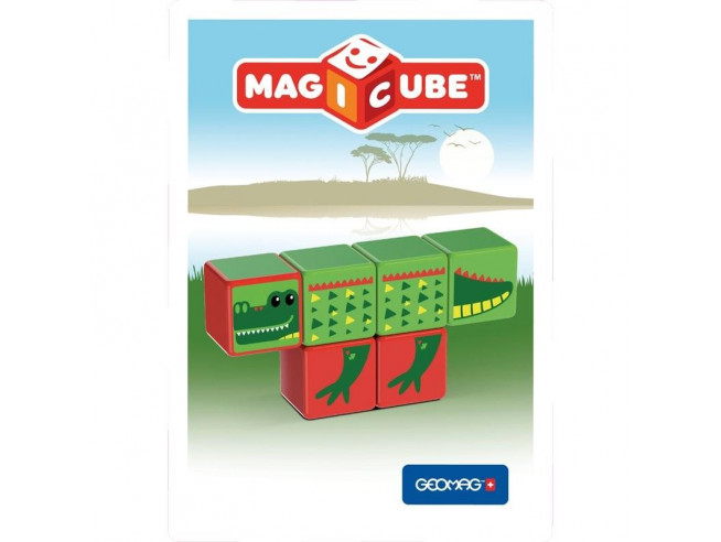 Магнитный конструктор MagiCube Водоплавающие 6 кубиков для детей от 1,5 лет