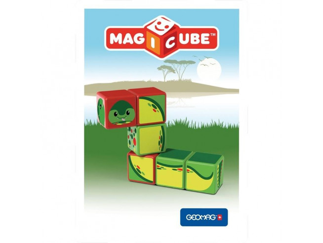 Магнитный конструктор MagiCube Водоплавающие 6 кубиков для детей от 1,5 лет