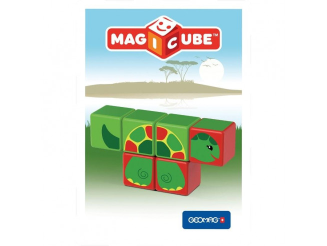Магнитный конструктор MagiCube Водоплавающие 6 кубиков для детей от 1,5 лет