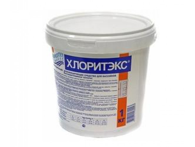 Хлоритэкс 1 кг. (гранулированный быстрорастворимый органический хлоросодержащий препарат) 0017