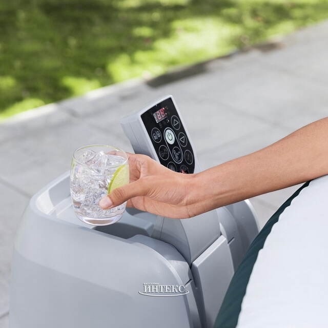 Надувная джакузи Bestway Miami EnergySense AirJet 6 Dark Blue Ø 196 x 66 см, артикул 6001D