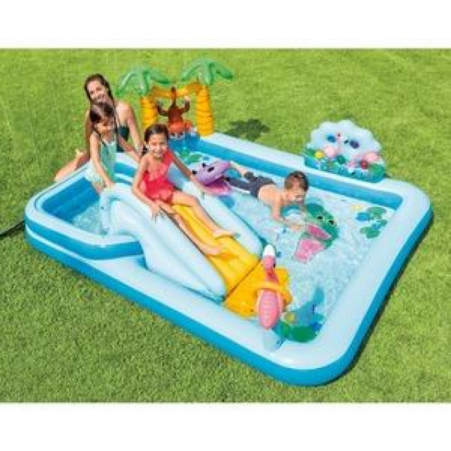 Игровой центр - бассейн "Jungle Adventure" 257х216х84см Intex 57161