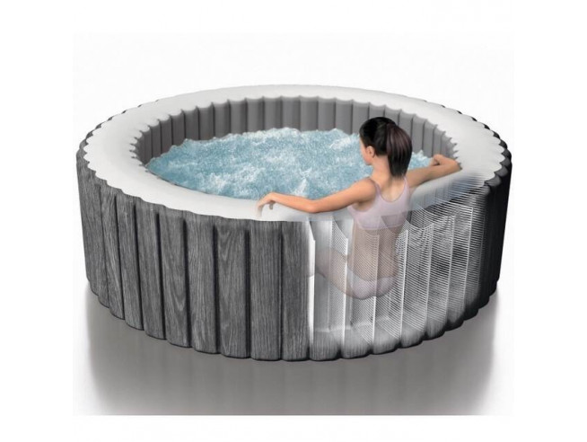 Надувная джакузи INTEX Greywood Deluxe 196x71см-4 персоны ; артикул 28440