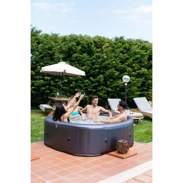 СПА-бассейн MSPA MUSE Otium Square Bubble Spa 185х185х68см, 930л, квадратный, гидромассаж, аэромассаж (M-OT062)