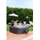 СПА-бассейн MSPA MUSE Otium Square Bubble Spa 185х185х68см, 930л, квадратный, гидромассаж, аэромассаж (M-OT062)