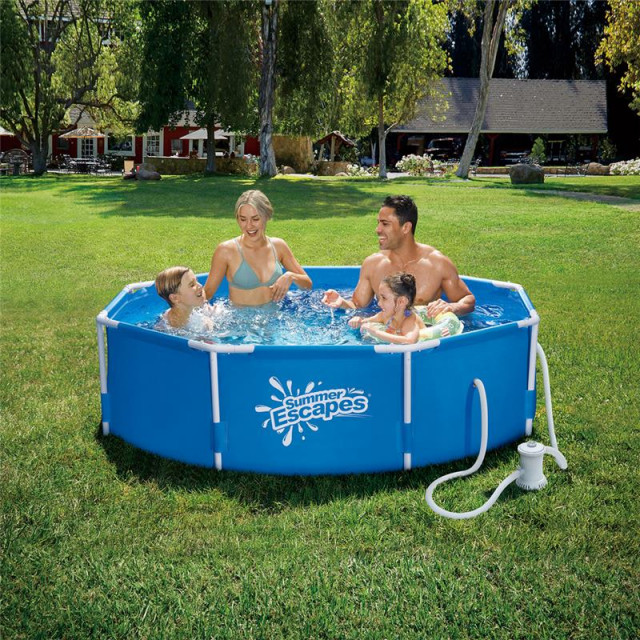 Бассейн каркасный + фильтр-насос 244х76см Summer Escapes P20-0830-A