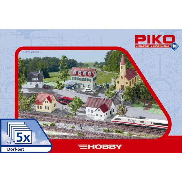 PIKO 61925 Набор строений 5 в одном ГОРОД