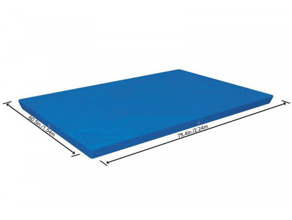 Тент для каркасного бассейна 221х150х43см (224х154см), Bestway 58103