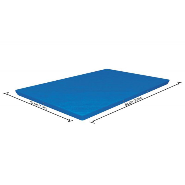Тент для каркасного бассейна 259х170х61см (264х174см), Bestway 58105