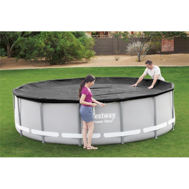 Тент для каркасного бассейна 427см (D427см), Bestway 58248