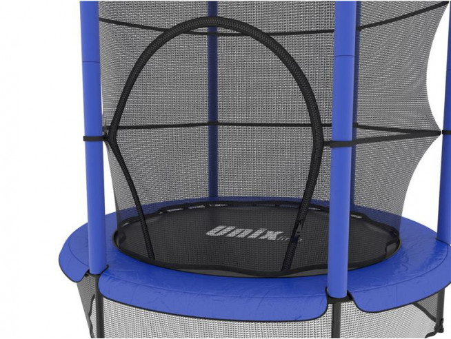 Батут UNIX Line Kids 4.6 ft Blue (140 cm), UNIX TR46BLU