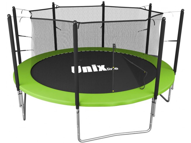 Батут UNIX Line Simple 12 ft Green (inside), UNIX TRSI12ING Батут UNIX Line Simple 12 ft Green (inside), UNIX TRSI12ING