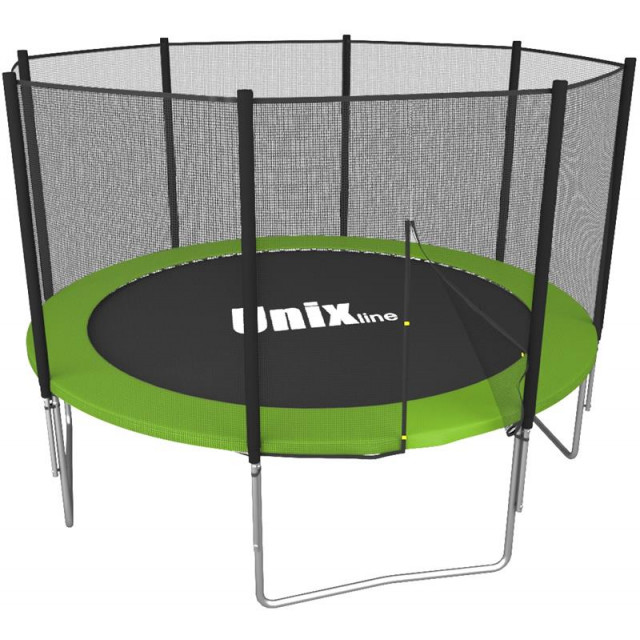 Батут UNIX Line Simple 8 ft Green (outside), UNIX TRSI8OUTG