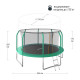 Батут UNIX Line SUPREME BASIC 12 ft (green), UNIX TRUSUB12G