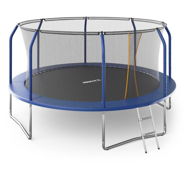 Батут UNIX Line SUPREME BASIC 14 ft (blue), UNIX TRUSUB14BL