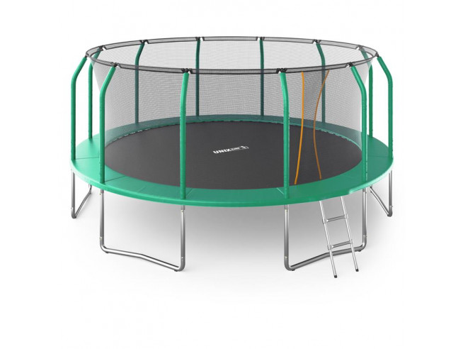 Батут UNIX Line SUPREME BASIC 16 ft (green), UNIX TRUSUB16G