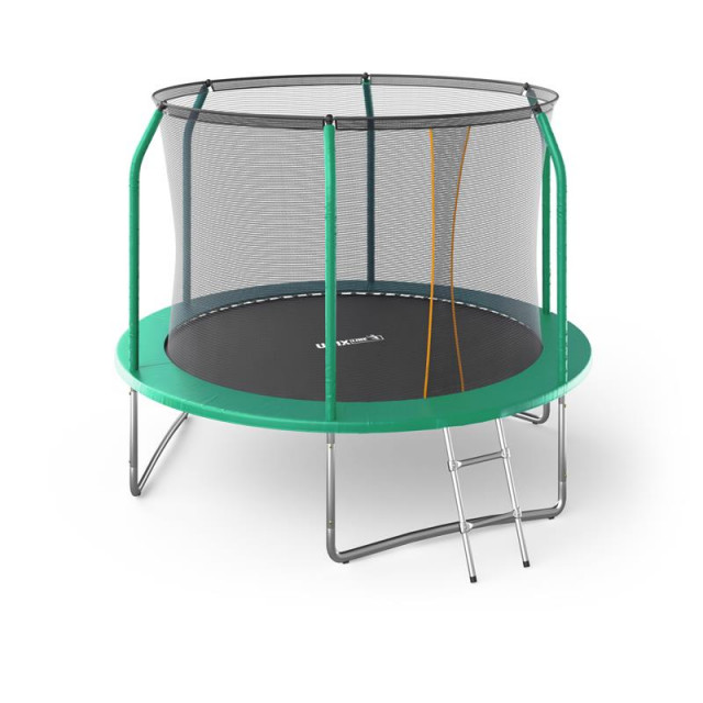 Батут UNIX Line SUPREME BASIC 8 ft (green), UNIX TRUSUB8G Батут UNIX Line SUPREME BASIC 8 ft (green), UNIX TRUSUB8G