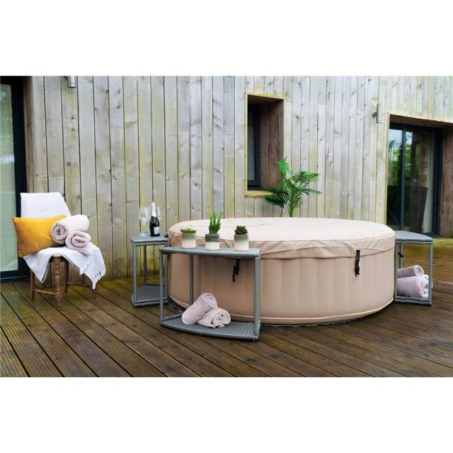 СПА-бассейн MSPA Urban Bristol Bubble Spa 224х70см, 1120л, круглый, аэромассаж (U-BR082) СПА-бассейн MSPA Urban Bristol Bubble Spa 224х70см, 1120л, круглый, аэромассаж (U-BR082)
