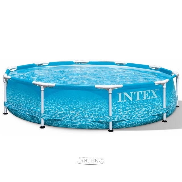 Каркасный бассейн INTEX Metal Frame (круг)"Beachside" 3.05 х 0.76 м ; артикул 28206