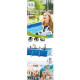 Каркасный бассейн INTEX Rectangular Frame 4.50 x 2.20 x 0.84 м ; артикул 28274