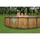 Бассейн Bestway Power Steel Swim Vista Series II в комплекте 56977, 549х122 см