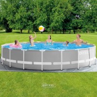 Каркасный бассейн INTEX Prism Frame (круг) 5.49 х 1.22 м ; артикул 26732