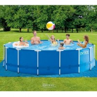 Каркасный бассейн INTEX Metal Frame (круг) 4.57 х 1.22 м ; артикул 28242