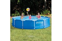 Каркасный бассейн INTEX Metal Frame (круг) 3.66 х 0.76 м ; артикул 28212