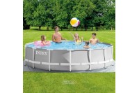 Каркасный бассейн INTEX Prism Frame (круг) 4.27 х 1.07 м ; артикул 26720