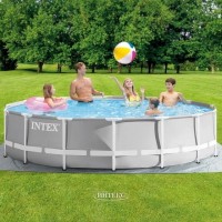 Каркасный бассейн INTEX Prism Frame (круг) 4.27 х 1.07 м ; артикул 26720