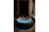 СПА-бассейн MSPA Urban Aurora Bubble Spa 204х70см, 930л, круглый, аэромассаж, led-подсветка (U-AU062)